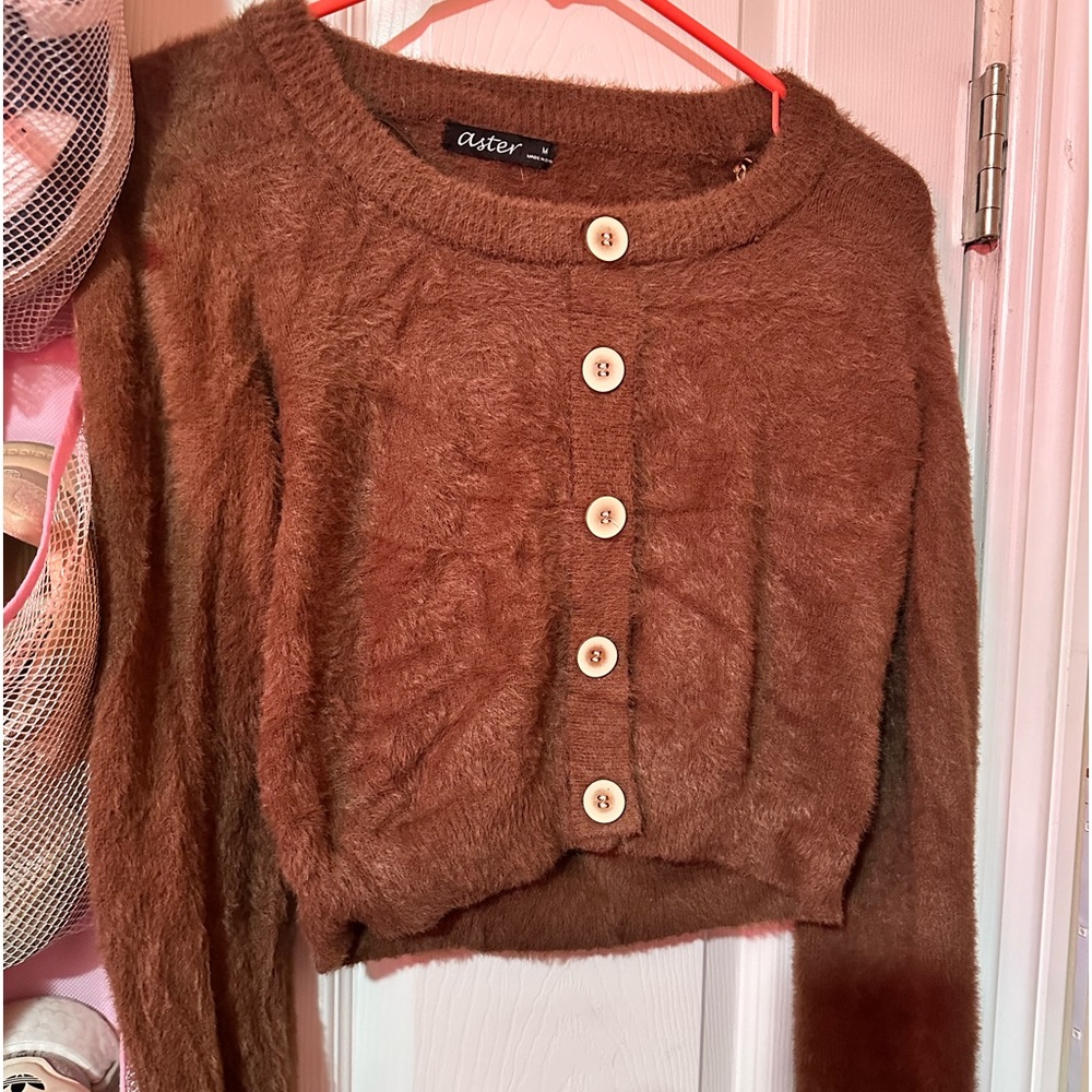 Women’s fuzzy long sleeve